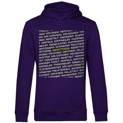 #001 Weinstraße, Herren Premium Bio Hoodie