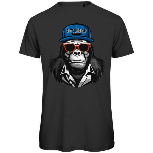 #001 Affe, Herren Premium Bio T-Shirt