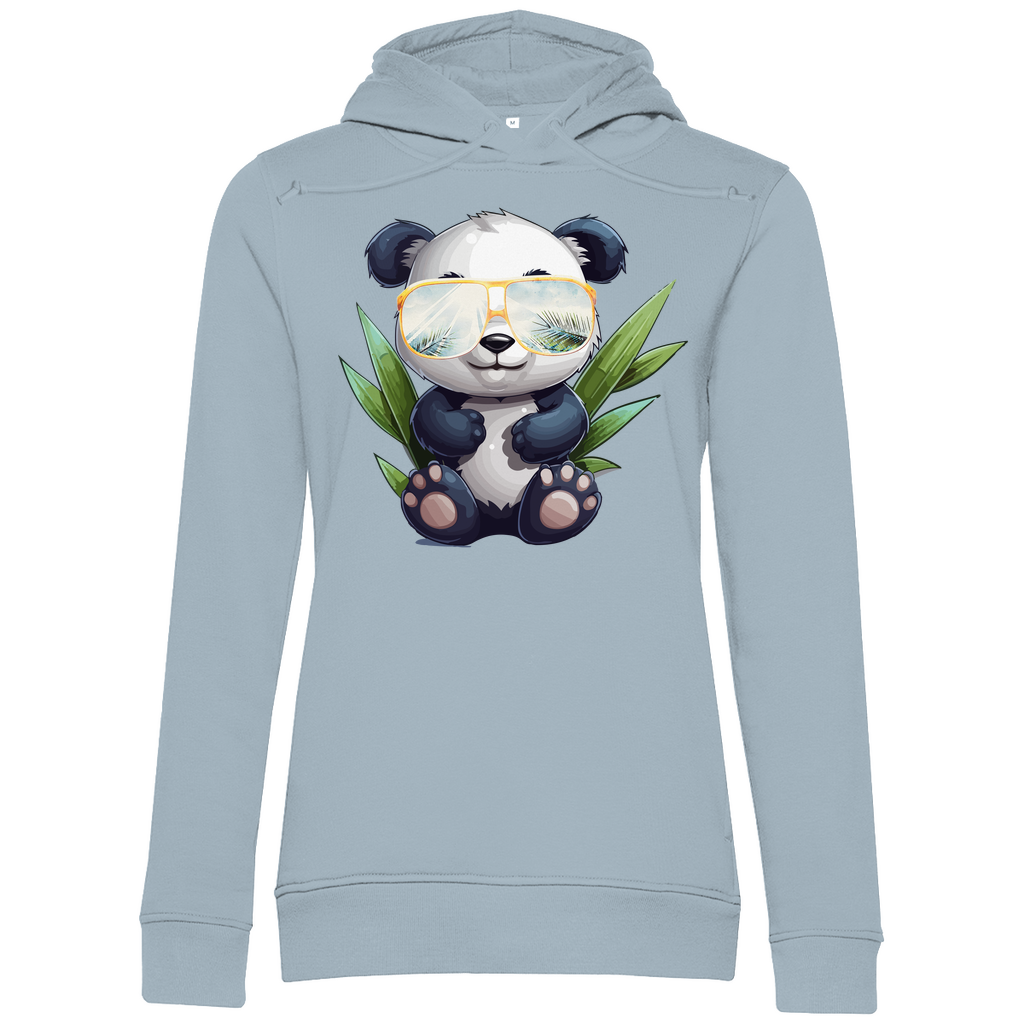 #001 Panda, Damen Premium Bio Hoodie