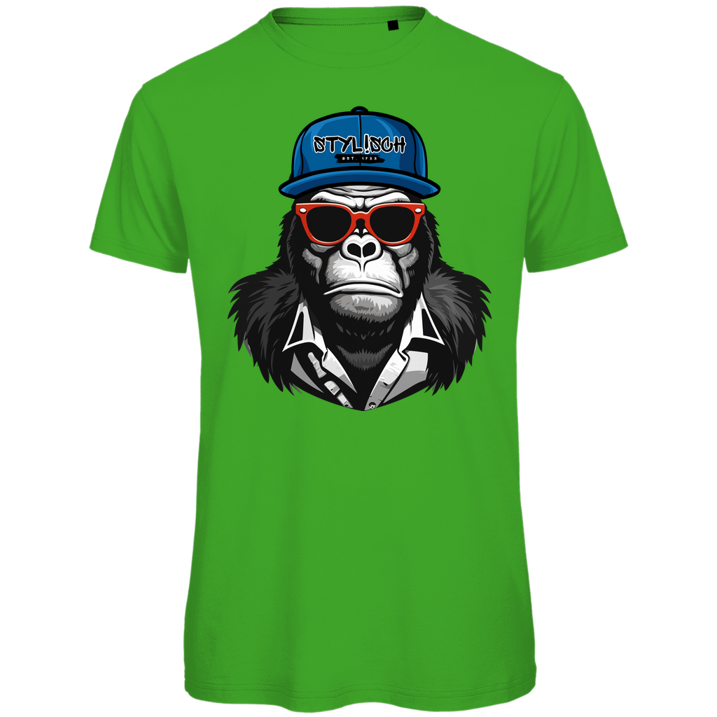 #001 Affe, Herren Premium Bio T-Shirt